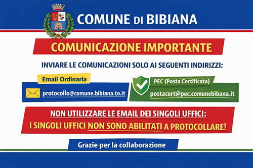 Variazione indirizzi email
