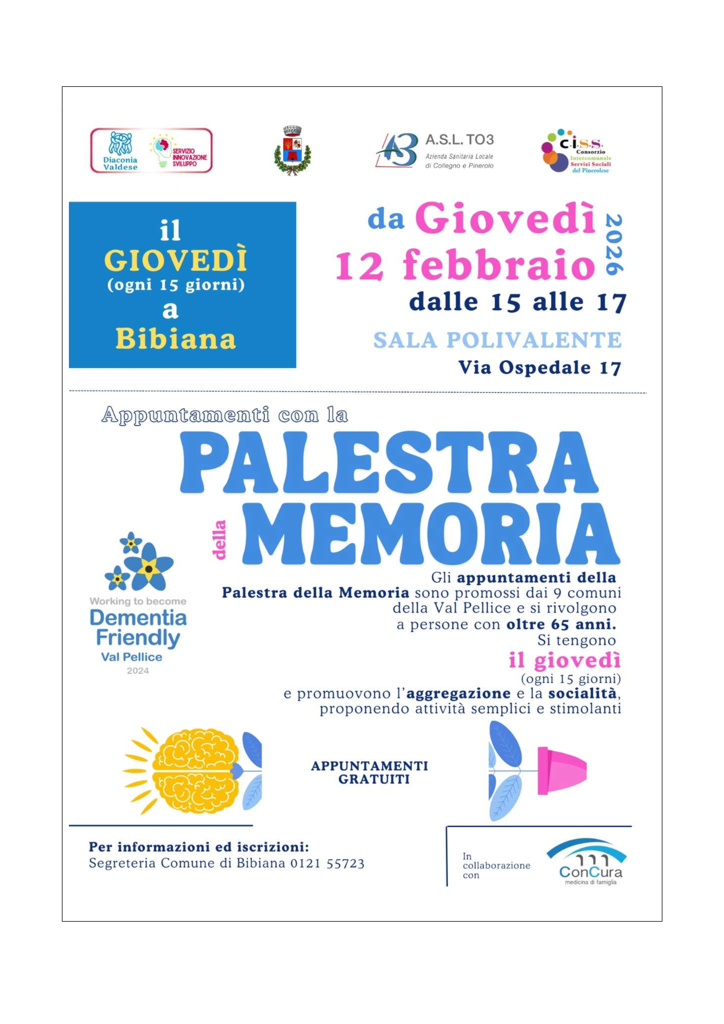 Inizio attività della Palestra della Memoria